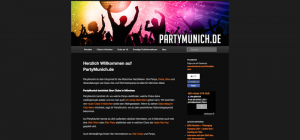 PartyMunich vor dem Relaunch 2014