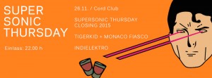 Supersonic Thursday November 2015